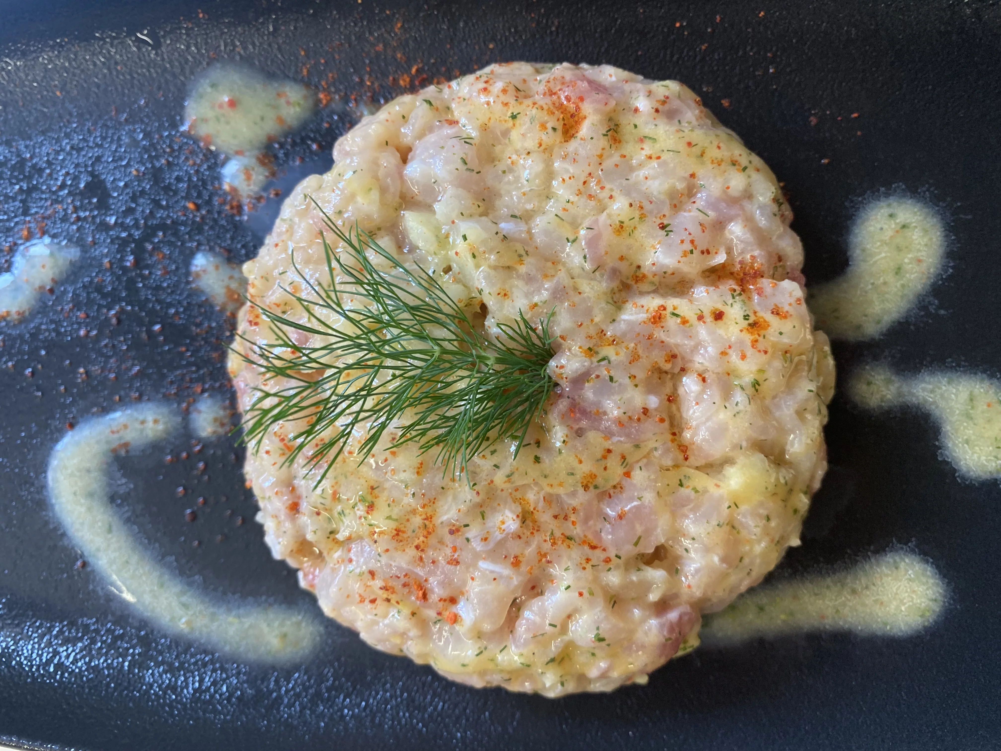 tartare de truite lacustre